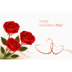 情人节玫瑰花背景