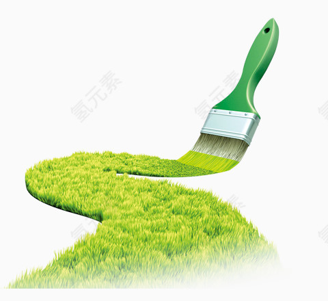 唯美精美清新环保公路刷子