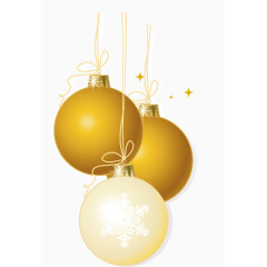 矢量圣诞彩球