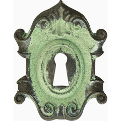 绿色漂亮金属锁芯