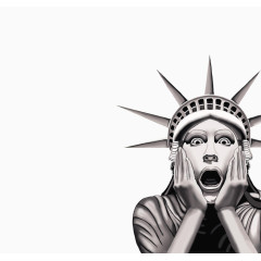 只有女神像惊讶