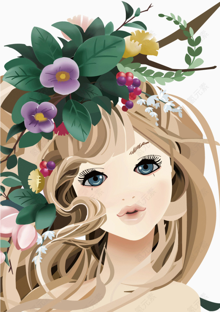 春姑娘插画