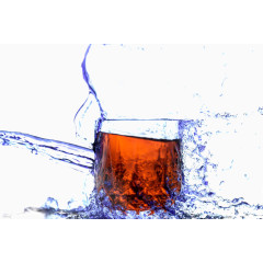 免抠啤酒喷溅效果