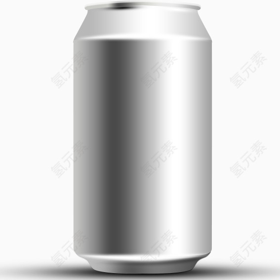 银色金属包装罐
