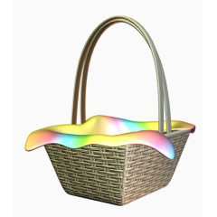 卡通立体设计手提菜篮花篮