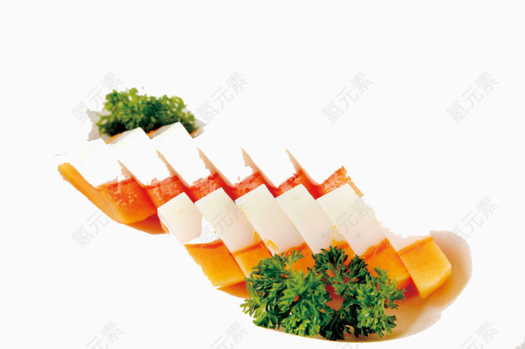 奶香木瓜美味酸奶高清免扣素材