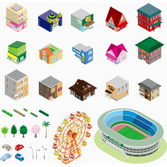 建筑设计矢量素材