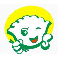 卡通饺子矢量图