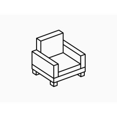 椅子家具isometrica -概述