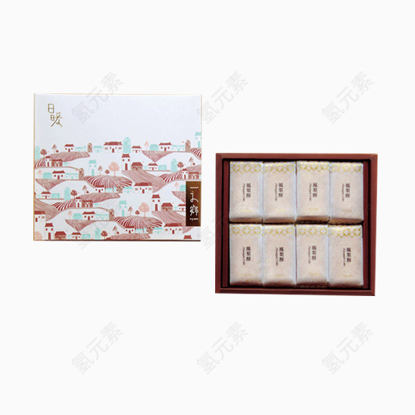 樱花饼干包装设计