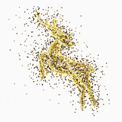 杂粮小鹿图案免抠素材