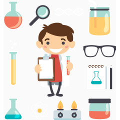 科学家矢量图