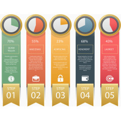 竖条彩旗目录页