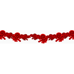 新年喜庆红色图案