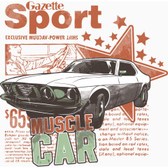 运动音乐汽车宣传海报素材