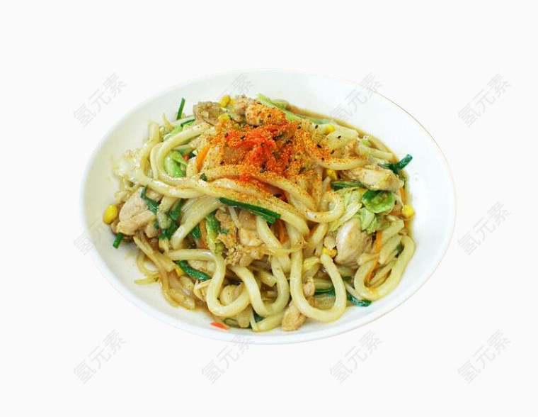炒乌冬面