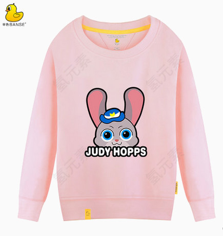 卡通朱迪兔套头上衣定制