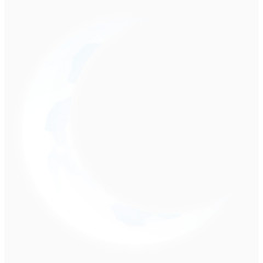 外发光白色月亮