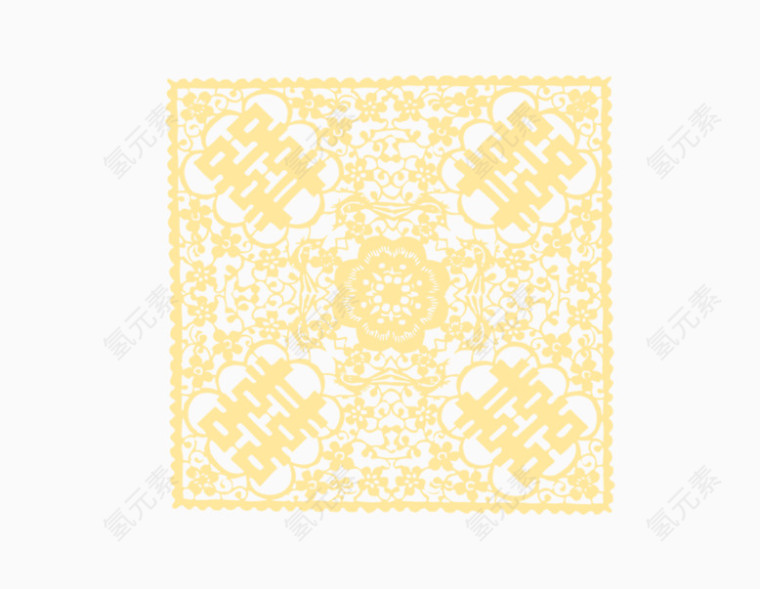 囍字花纹