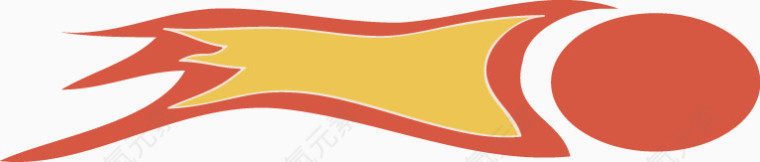 矢量创意设计航天流星图标