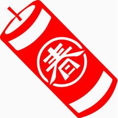 新年红色鞭炮