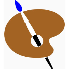 咖啡色调色盘矢量