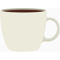 卡其色传统咖啡杯