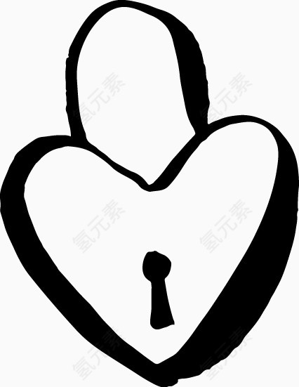 爱心锁