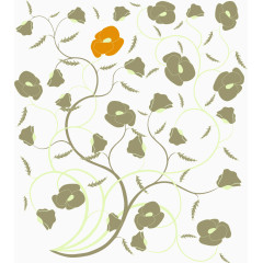 矢量花纹底纹设计素材