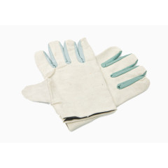 白色手套加厚工地专用