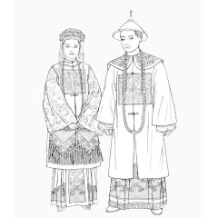 手绘古典服饰