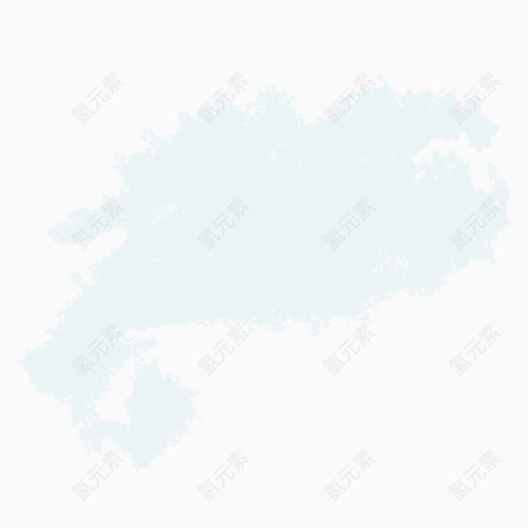 矢量手绘蓝色晕染