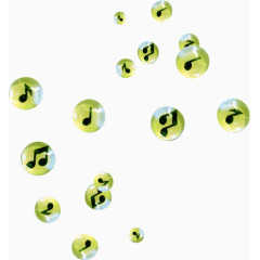 从天而降的音乐符号