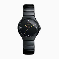 雷达真系列陶瓷钻石石英女表