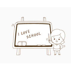 卡通 动画 学校  人物