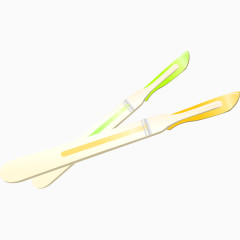 手绘手术刀图案