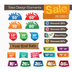 扁平化淘宝销售标签图片