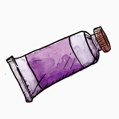 矢量彩绘油画颜料