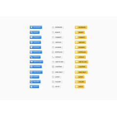 一组网页常用按钮