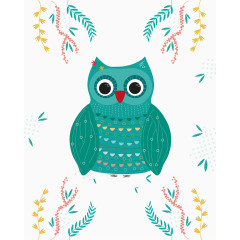 创意设计猫头鹰封面