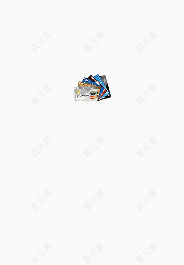 金融商务银行卡图案