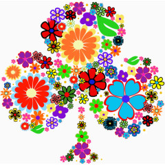 丰富多彩的梅花装饰图案