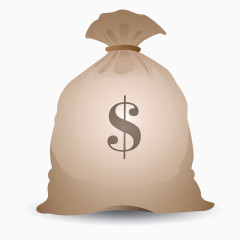 矢量一个大钱袋素材