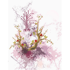 小清新花卉矢量图片