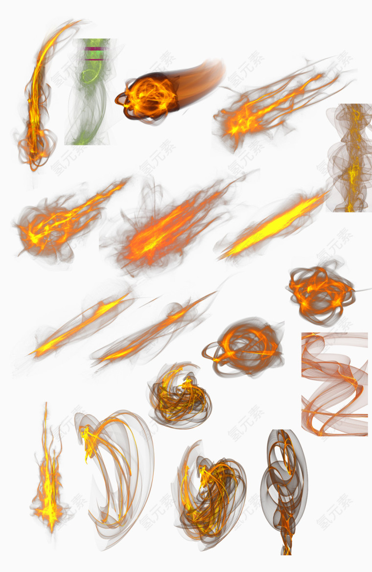 烈火免抠素材