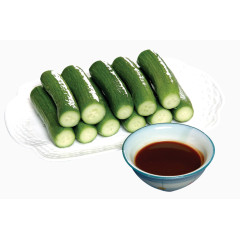 乳黄瓜沾酱