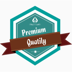 矢量扁平绿色缠绕标签英文