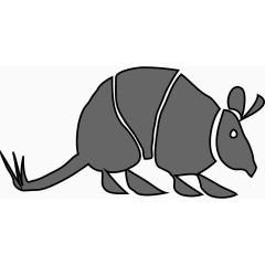 碎片灰色小老鼠