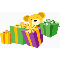 礼物png矢量素材