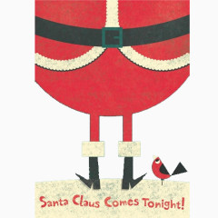 圣诞老人身体装饰元素